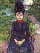 Henri de toulouse-lautrec Justine Dieuhl oil